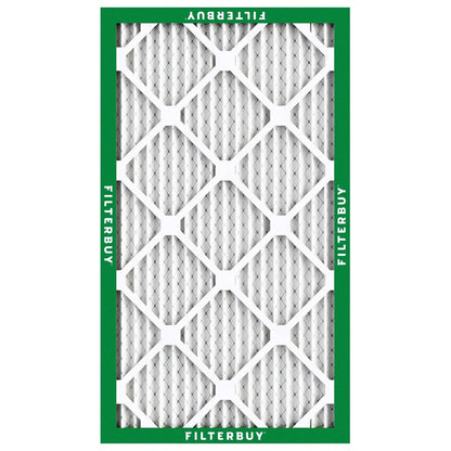 Filterbuy 15x30x1 Air Filter MERV 8 Essential Dust & Allergy Defense (6-Pack), Electrostatic Pleated HVAC AC Furnace Filters Replacement, Made in USA (Actual Size: 14.50 x 29.50 x 0.75)
