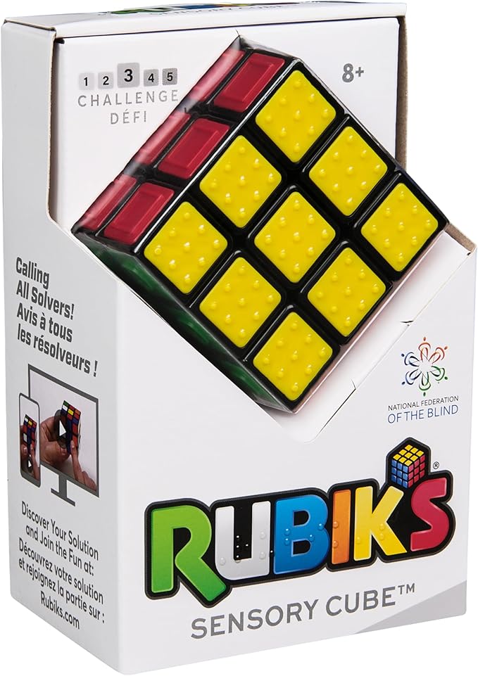 Rubik's Puzzle Brain Teaser Game RubiksSensoryCube3x3 6065556