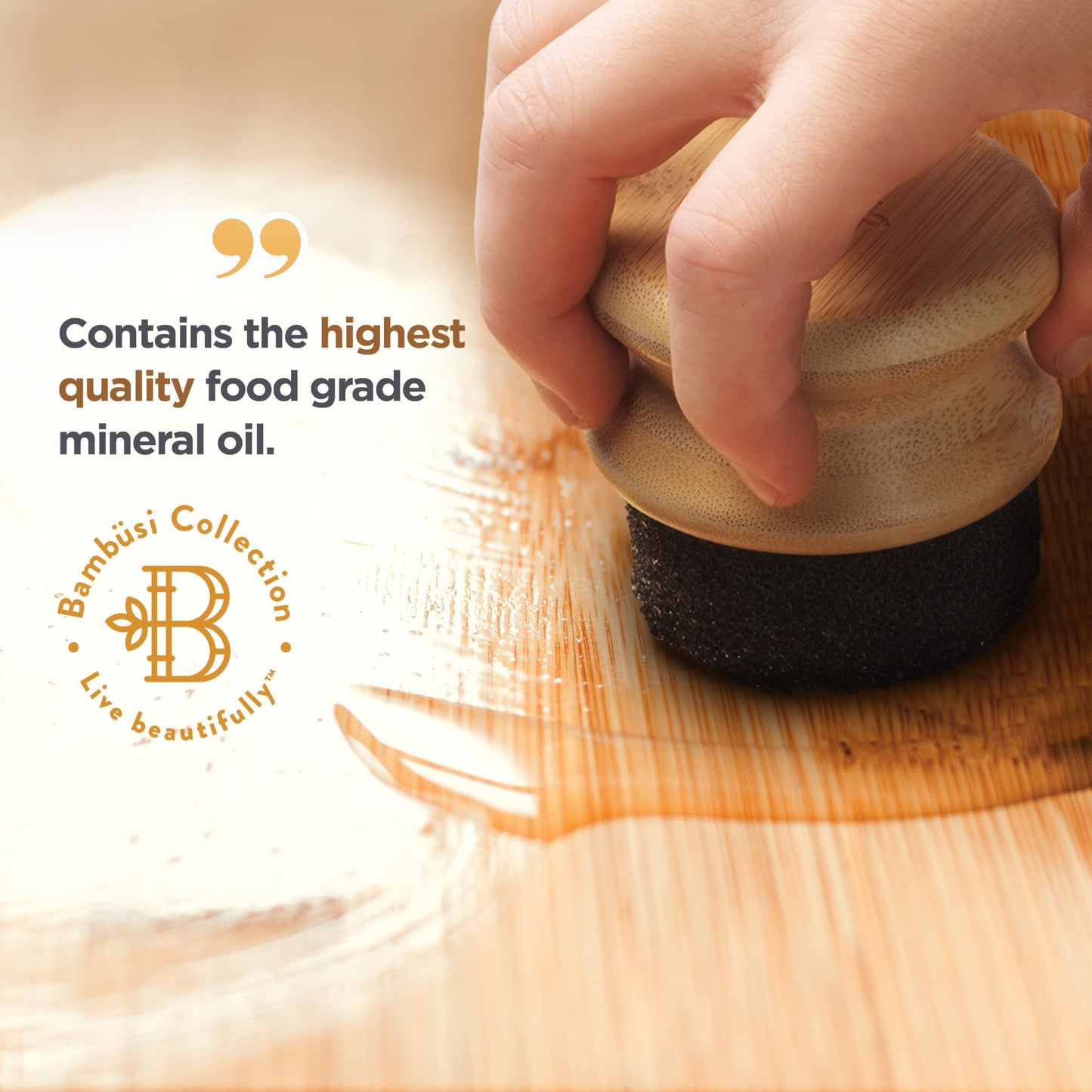 Food Grade Mineral Oil for Cutting Boards - 12 oz Lemon Enriched Butcher Block Oil & Wood Conditioner for Bamboo, Teak, Utensils, Marble, Soapstone, Restores & Protects, Made in USA