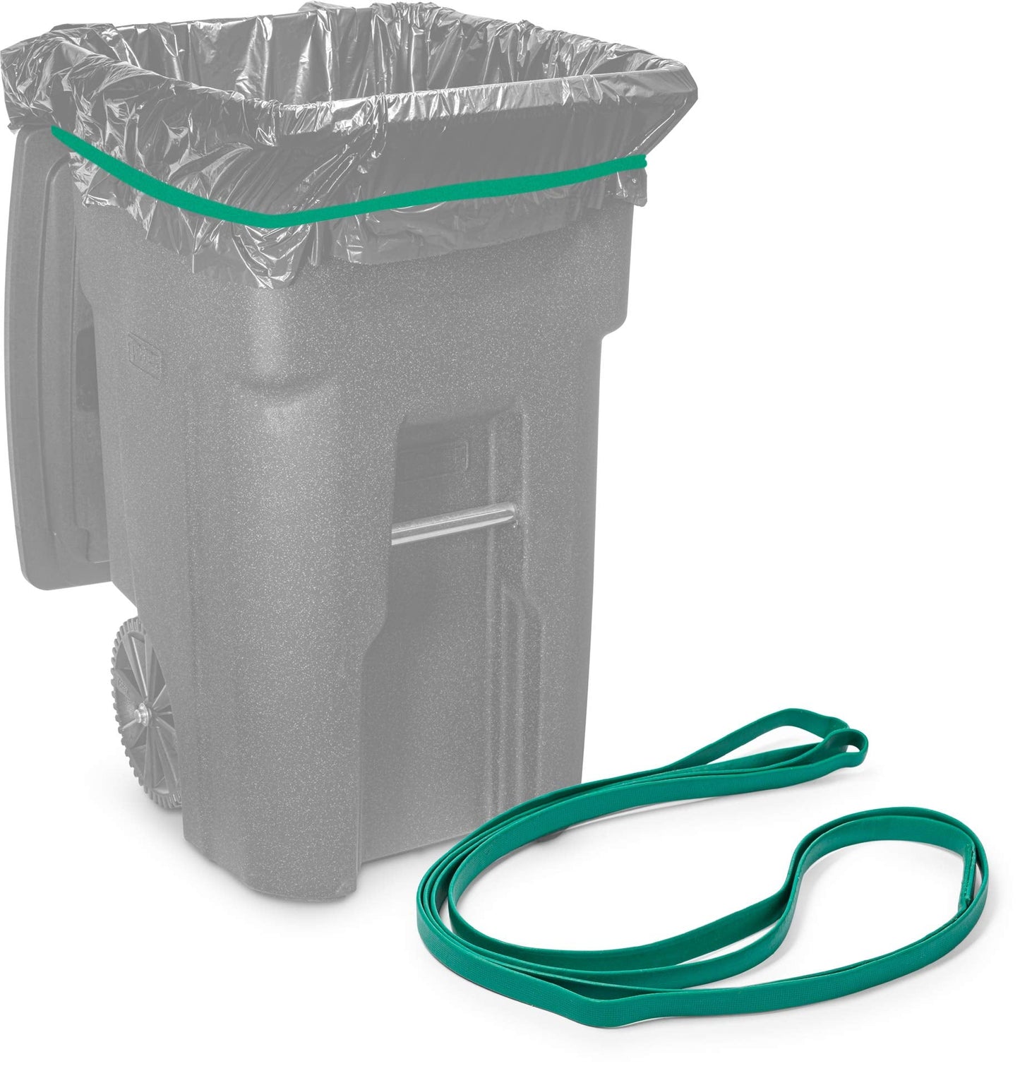 Rubber Bands for 95 Gallon Trash Cans – 6 Pack | Secure 95 Gallon Trash Bags | Heavy Duty, Durable, Stretchable, & Reusable for 95 Gal Garbage Cans
