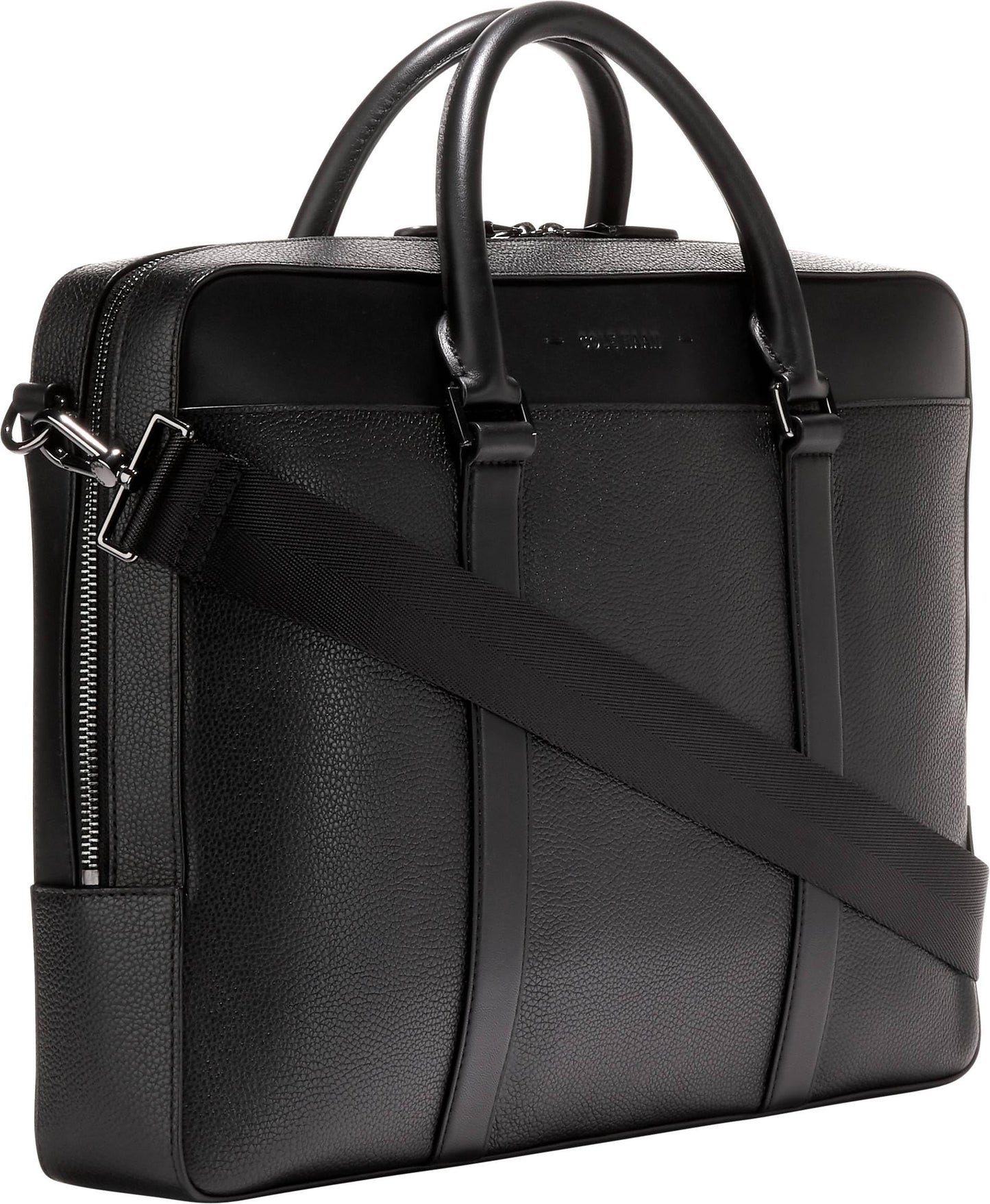 Cole Haan Men's Triboro Briefcase, Black