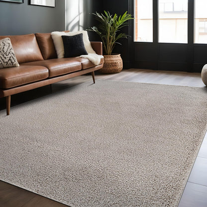 Luul Home Non Slip Solid Area Rug Gray 5x7 Rubber Back Soft Rugs for Living Room Kitchen Bedroom and Hallway Stain Resistant Washable Easy Cleaning Non Shedding Carpet Gray 5 x 7