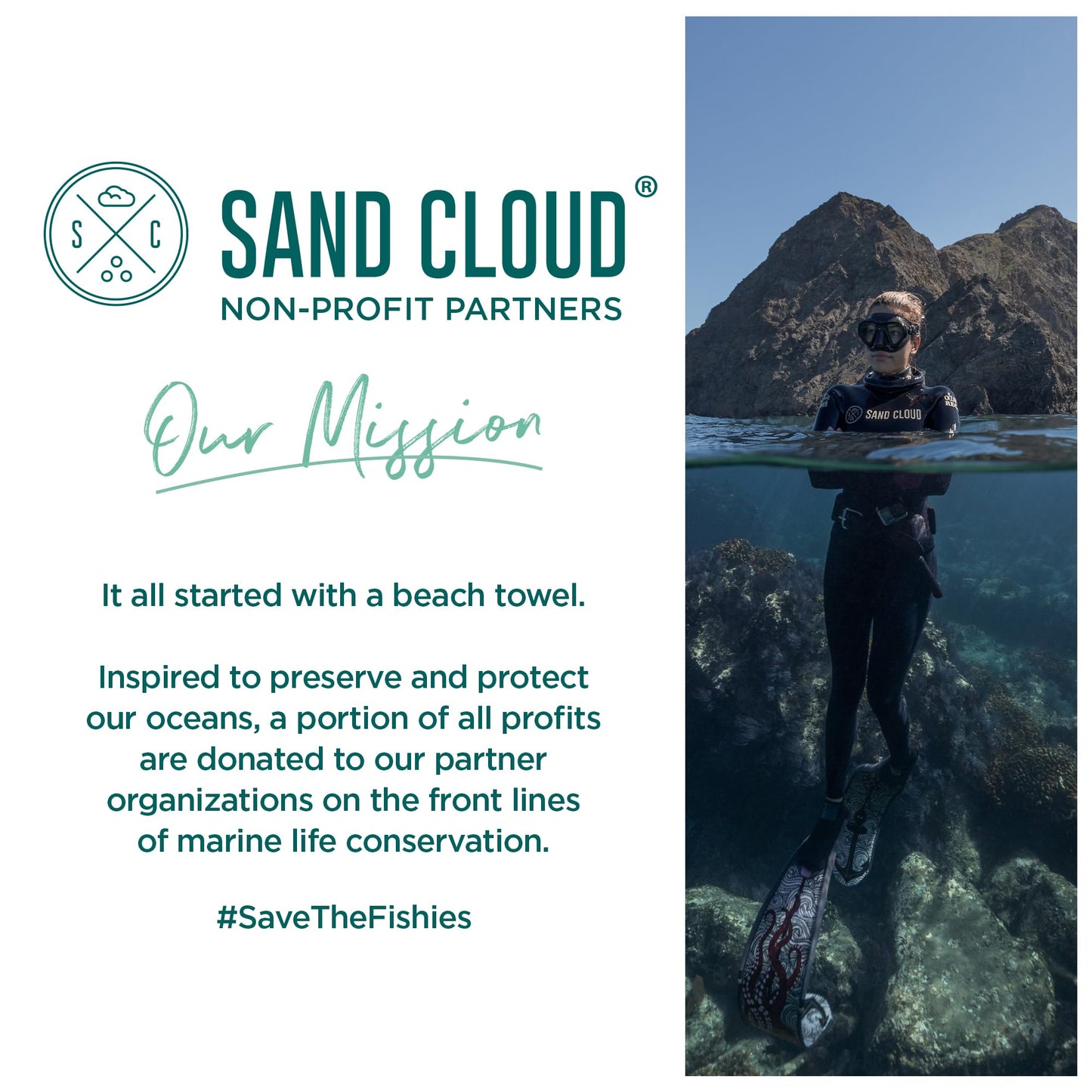 Sand Cloud Oversized Turkish Beach Towel (SoCal Dolphin) - 100% Certified Cotton Turkish Bath Towels - Sand Resistant & Quick Dry Large Beach Towel for Pool, Picnic & Travel - As Seen on Shark Tank