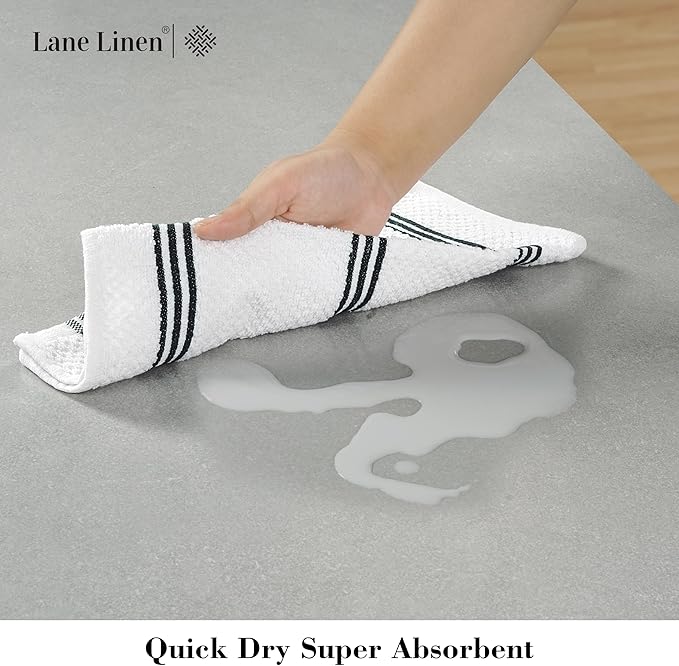 LANE LINEN 16-Piece Kitchen Towels & Dishcloths Set – Heat Resistant Silicone