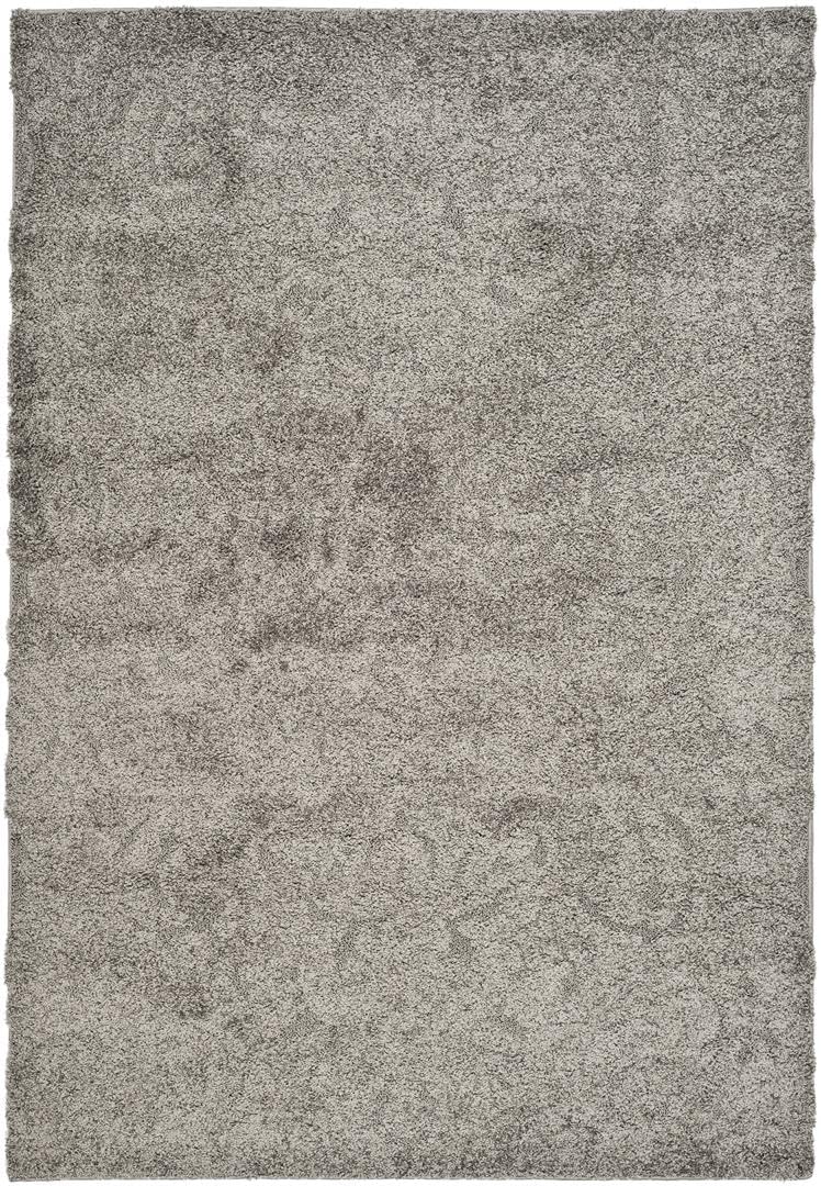 SAFAVIEH Area Rug 8x10 - Florida Shag Collection - Large - Grey & Beige, Damask Design, Non-Shedding & Easy Cleaning, Plush Thick Pile, Ideal for Living Room, Bedroom, Dining Space (SG460013)