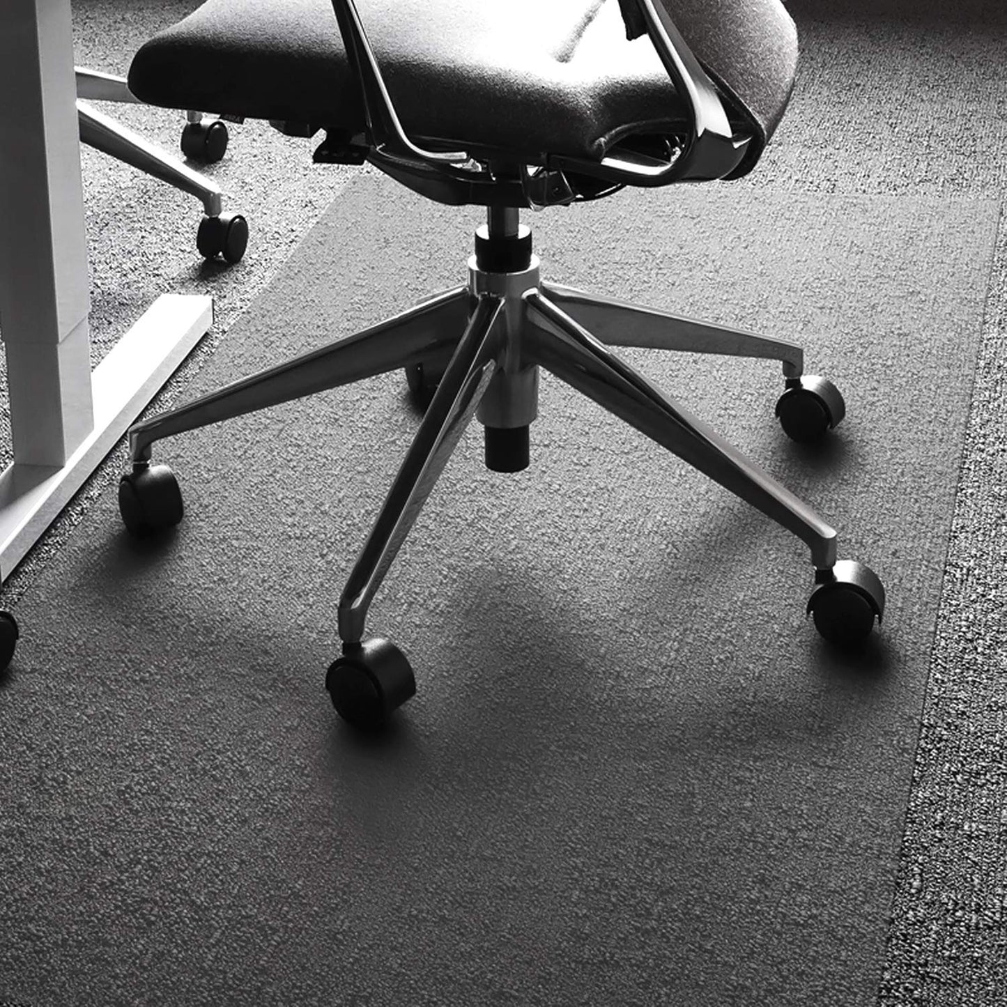 FloorTex 1115015023ER Floor Protection Chairmat, XXL, 60-Inch x60-Inch, Clear
