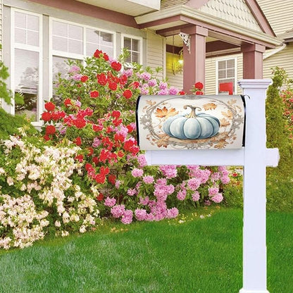 DADABULIU Mailbox Covers Pumpkin Rustic Flower Autumn Magnetic Letter Post Box Cover Standard Size 21 x 18 Inch Garden Yard Home Decorative