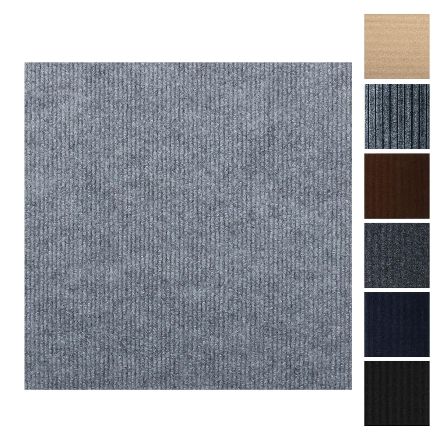 Yskzyz Carpet Tile 12” X 12” Self Adhesive Carpet Floor Tiles Anti-Slip Reusable Carpet Squares Peel and Stick Carpet Floor Tile Easy Install DIY for Bedroom Living Room(10 Pcs)