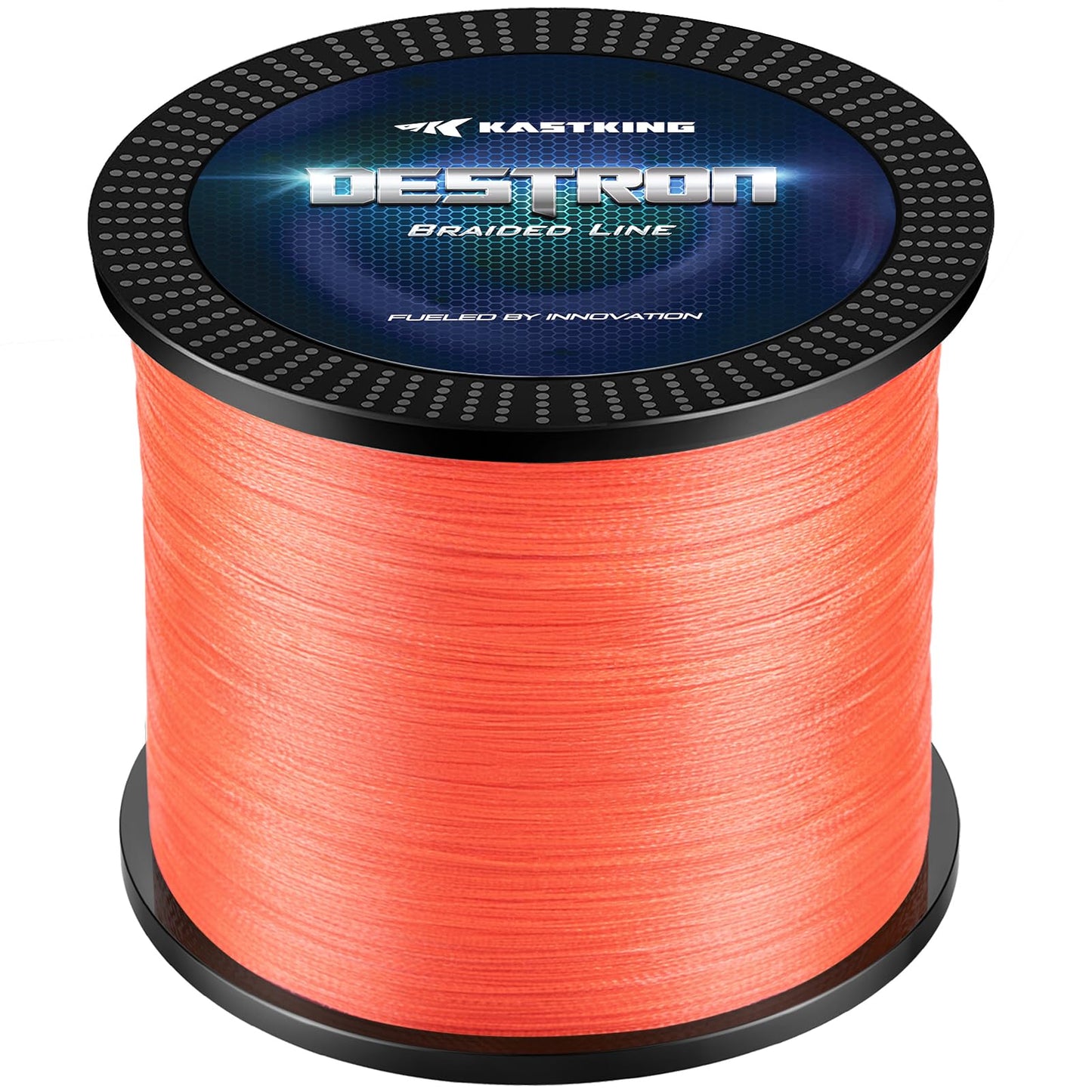 KastKing Destron Braided Fishing Line, Orange, 4 Stands, 30LB, 300Yds