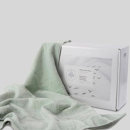 Fabdreams 100% Organic Cotton Bath Sheet Set of 2 700 GSM Oversized Towels
