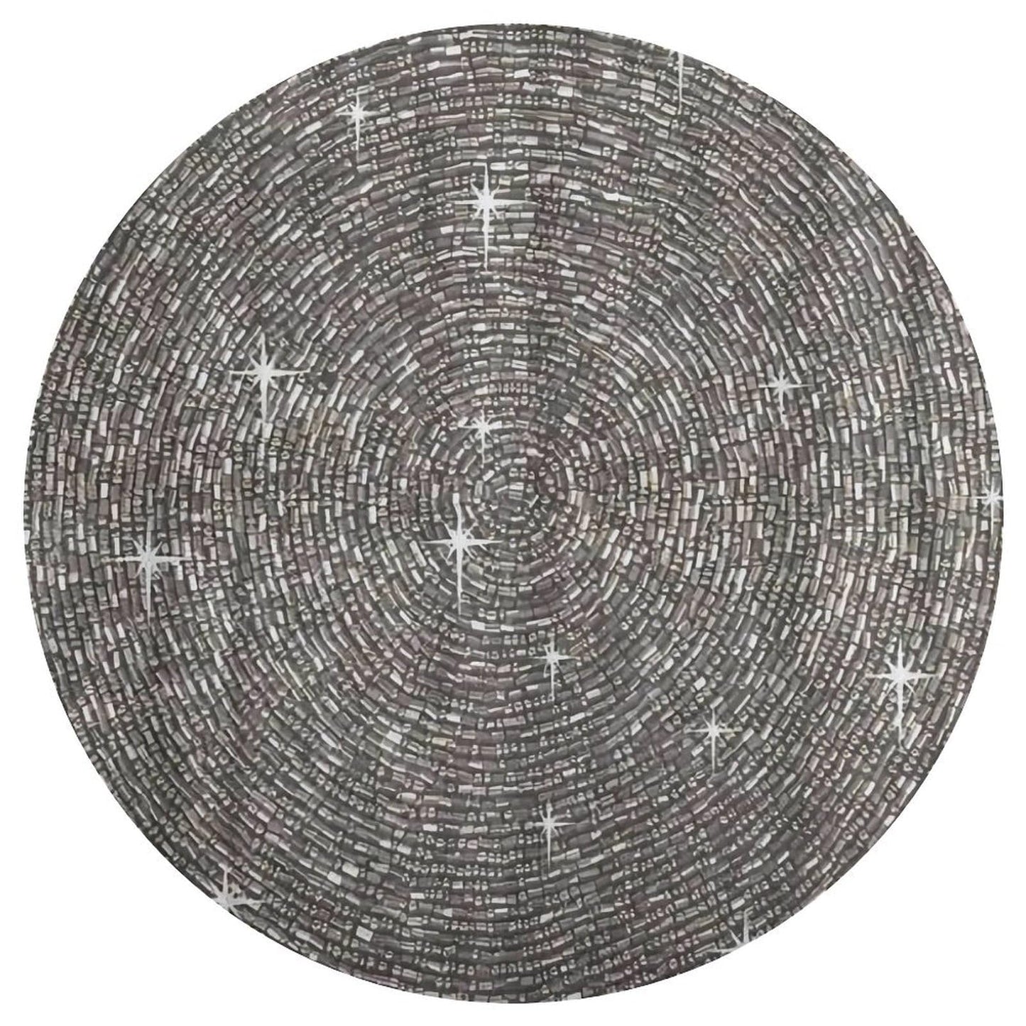 White Silver Gray Bling Diamond Ultra Soft Non-Slip Area Rugs Indoor Coral Velvet Floor Mat Short Flannel Carpet for Living Room Bedroom Dining Room