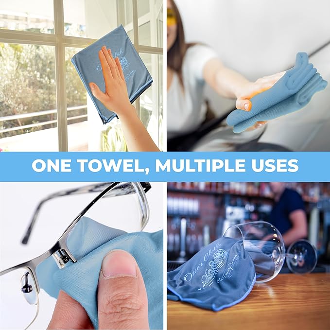 Trendy Bartender Toast to Perfection Microfiber Glass Polishing Lint-Free Cloth