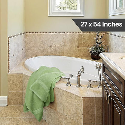 Utopia Towels 4 Pack Premium Bath Towels Set, 27 by 54 Inches, 100% Ring Spun