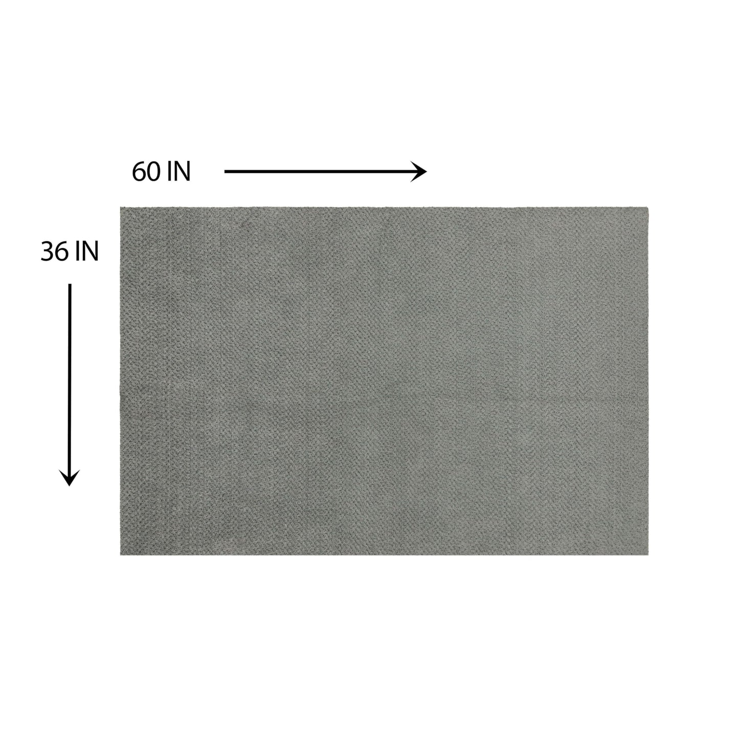Mohawk Home Oil Spill Moisture Barrier Mat Utility Solid Gray 3' X 5' Other Perfect for Kitchen, Living Room, Kids Room, Dining Room, Hallway, Office, Garage, Entryway, Bathroom, Laundry Room