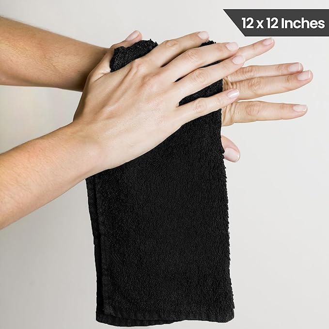 Utopia Towels 24 Pack Cotton Washcloths Set, 100% Ring Spun Cotton, Highly