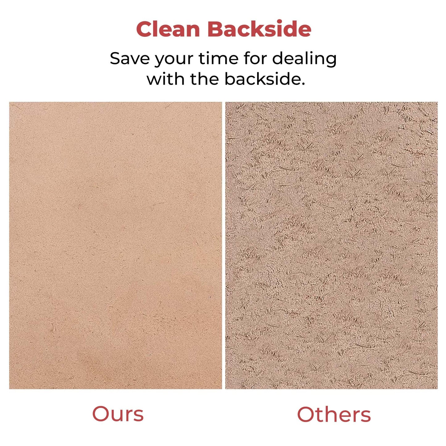ELW 11-12 oz (4.4-4.8mm) Thickness Weight 8"x8" Vegetable Tanned Leather Cowhide Grade AB Full Grain Leather for Tooling, Carving, Engraving, Molding, Embossing, Stamping, & Dyeing
