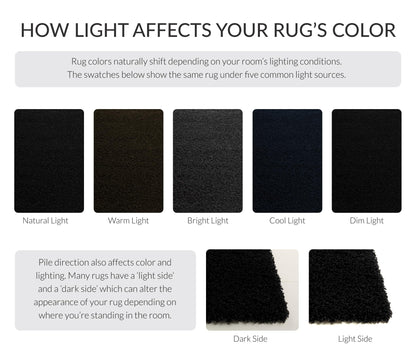 SAFAVIEH California Shag Collection Area Rug - 8' x 10', Black, Non-Shedding & Easy to Clean, Ultra Plush Thick Pile, Ideal for Living Room, Bedroom, Dining Space (SG151-9090)
