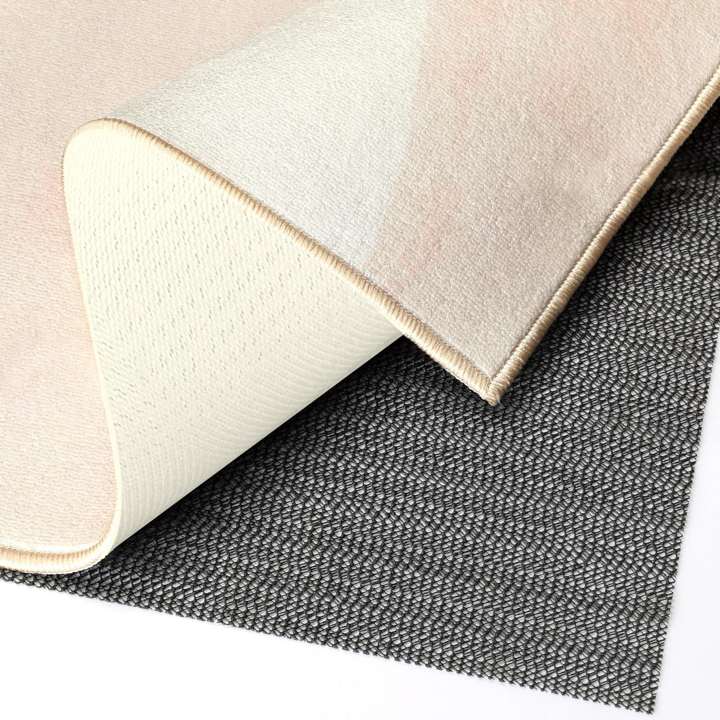 PureFit 4x6 Rug Pad Gripper for Hardwood Tile Floors Carpet, Anti Slip Rug Grips, Dual Dense Non Slip Rug Pads Mats