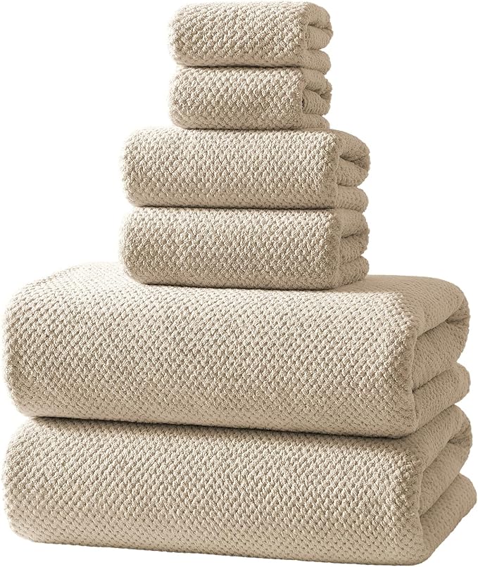 REDKISS 6-Piece Bath Towel Set