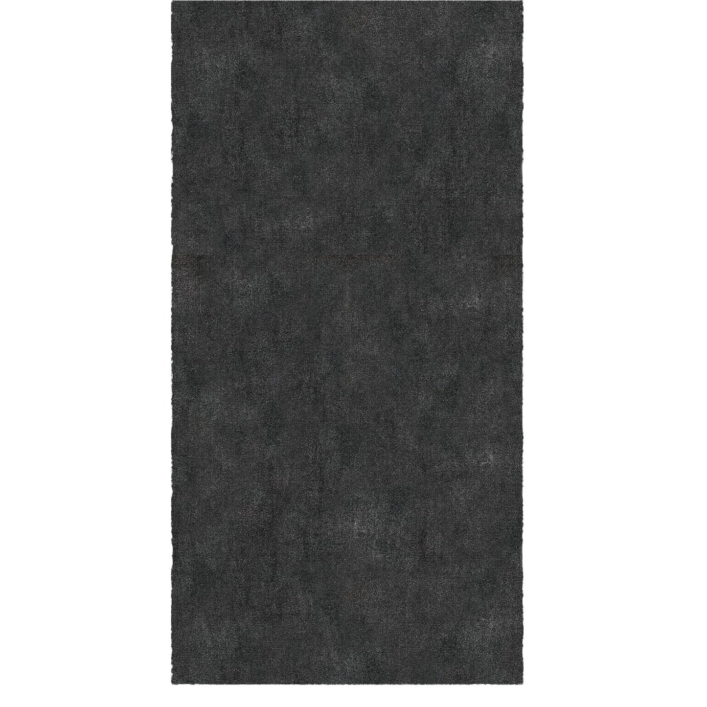 Ottomanson Shag Aisle Runner Rug 2'7" x 22' – Soft Non-Slip Plush Rug, Dense Pile Carpet for Hallways, Events, Churches & Extra-Long Indoor Spaces, Charcoal