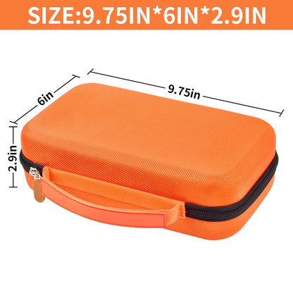 Case Compatible with Klein Tools ET310 AC Circuit Breaker Finder & 80041 Outlet Repair Tool Kit & RT250 GFCI Receptacle Tester. Electrical Storage Organizer Holder Bag (Box Only)-Orange