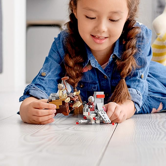 LEGO Star Wars: A New Hope T-16 Skyhopper vs Bantha Microfighters 75265 Collectible Toy Building Kit for Kids New 2020 (198 Pieces)