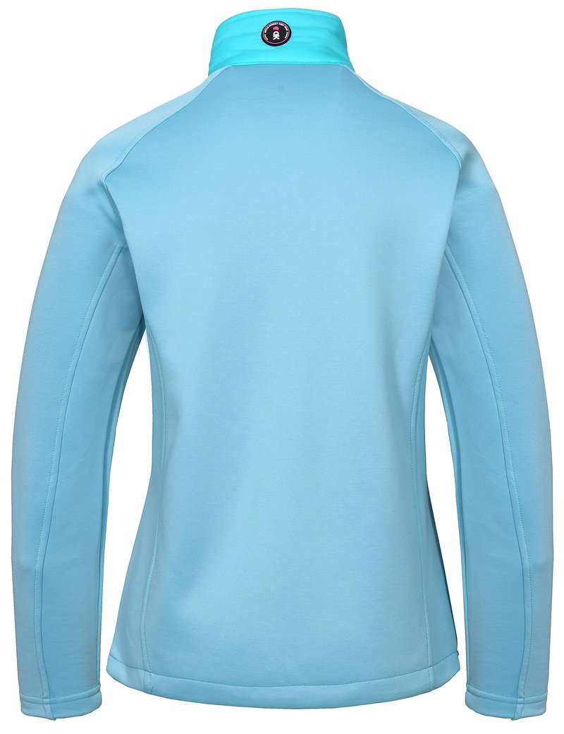 Little Donkey Andy Women's Insulated Hiking Jacket, Thermal Running Hybrid Jacket, Lightweight Breathable and Warm, Blue Radiance Size M