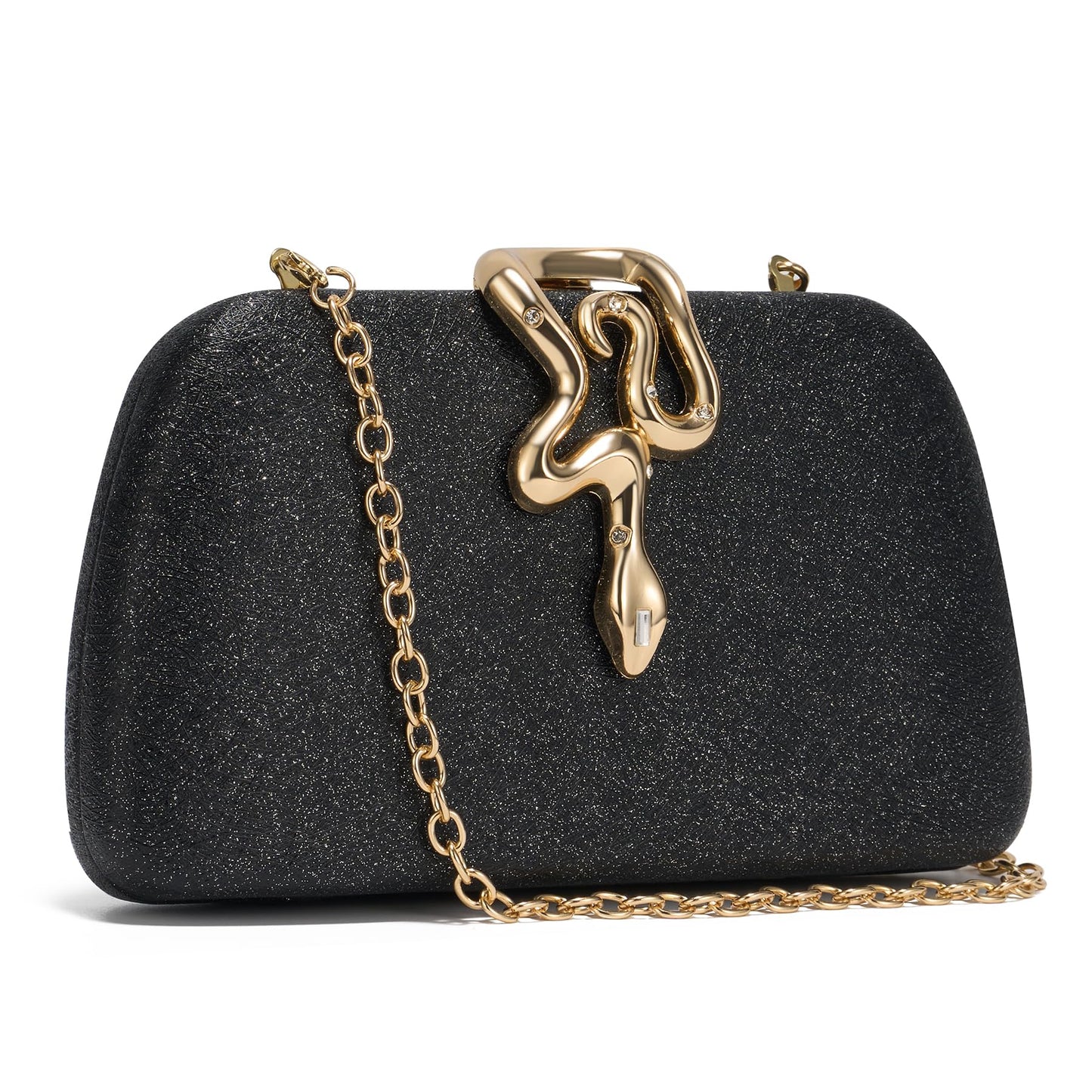 SWEETV CHUNLI Glitter Clutch Purses for Women Elegant Evening Bag for Parties, Weddings, and Formal Events
