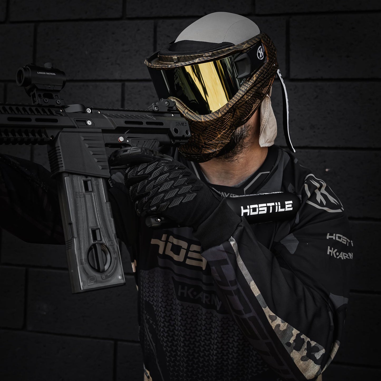HK Army HPA Paintball Tank - Lightweight Alpha Air Carbon Fiber Compressed Air Tank - 15ci/4500 psi Phantom