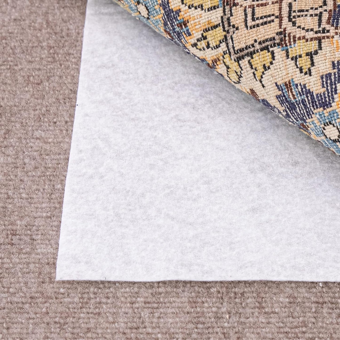 Slip-Stop Magic Stop Rug on Carpet Non-Slip Rug Pad for Area Rugs and Runner Rugs, USA-Made Rug Gripper for Carpet Over Carpet Keeps Rugs in Place On Carpet, 9' x 12'