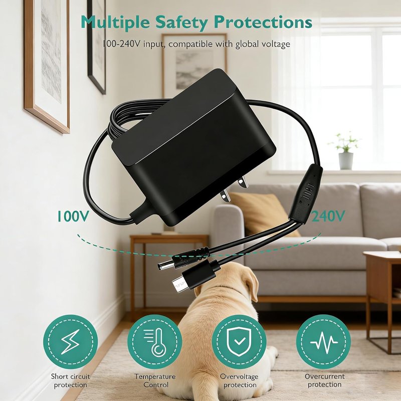 Dual Lead Charger for Pro & Easy Series 900 Dog Training Collars | Replacement Power Adapter for EZ-900, EZ-902, EZ-903, EZ-904, PE-900, PE-902, PE-903