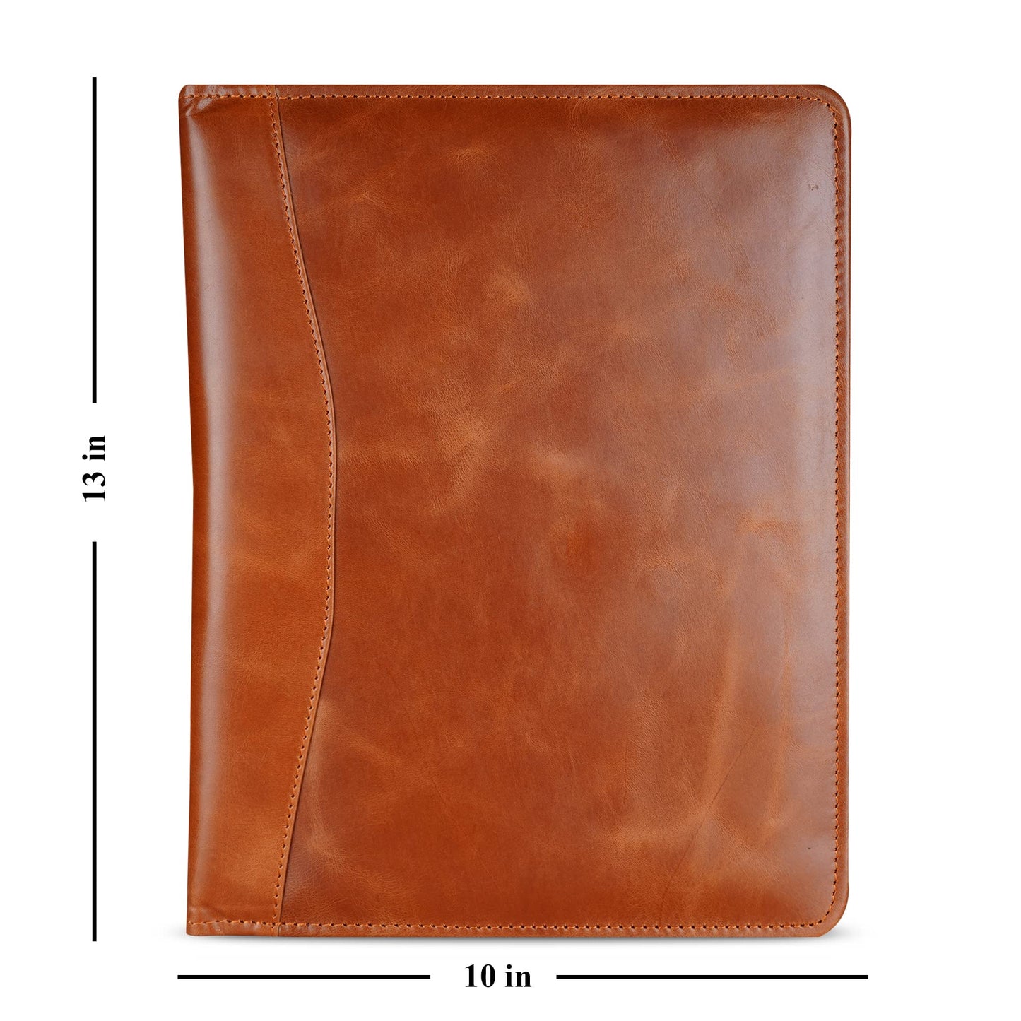 CestAntiQ, Heavy Duty Buffalo Leather Legal Pad Portfolio | Handmade Executive Notebook Binder Portfolio | Professional Padfolio Organizer | Business Gift for Men and Women : Brown