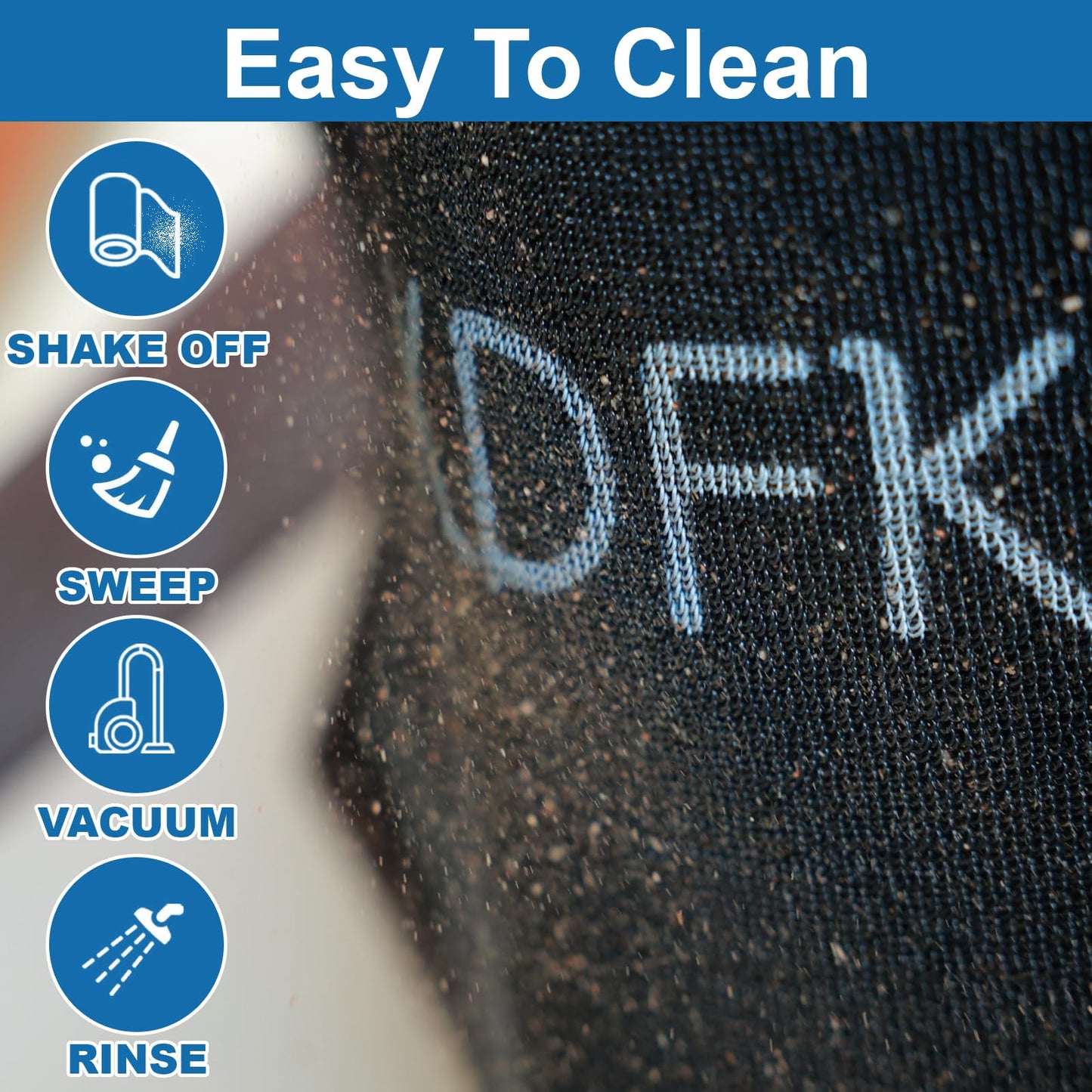 XDFKUUL Custom Door Mats Personalized Commercial Floor Mat with Any Logo Text Entryway Welcome Doormat Non-Slip Rugs for Business Indoor Outdoor