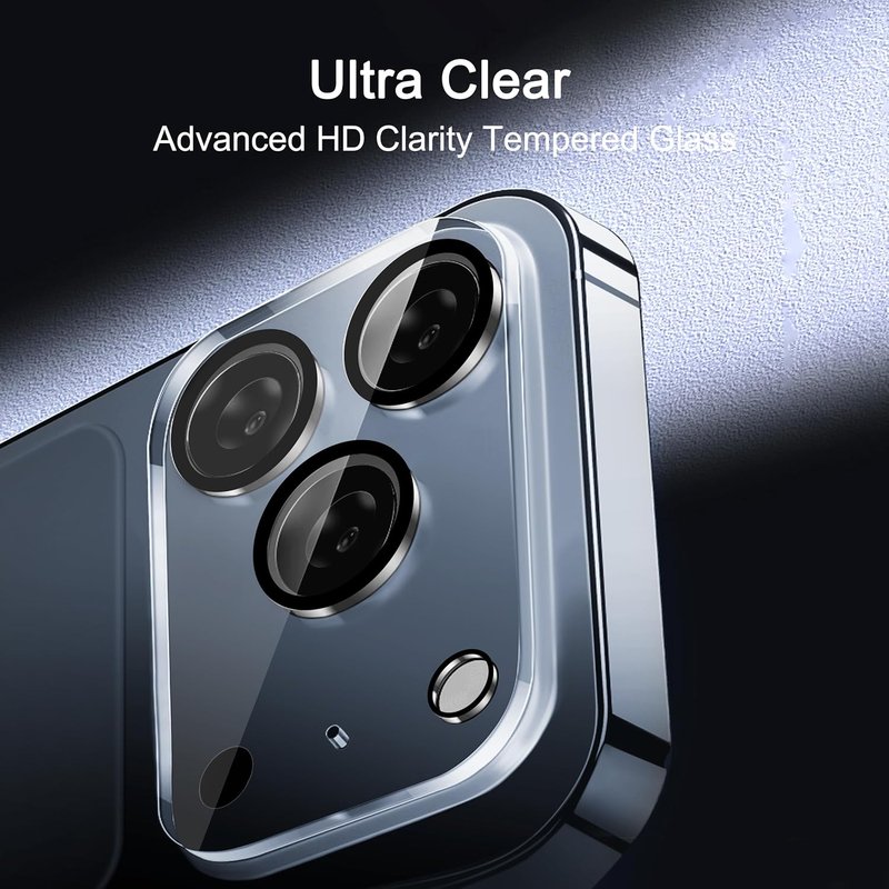 iPhone 17 Pro Max Privacy Screen Protector - 3 Pack Anti-Spy Tempered Glass with Camera Lens Protectors | 6.9 Inch