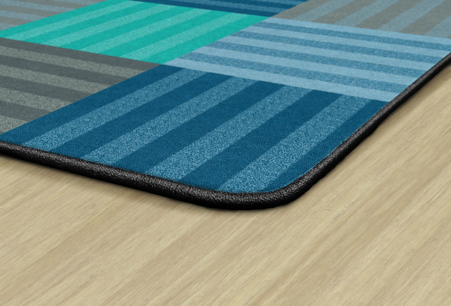 Flagship Carpets Hashtag Classroom Educational Area Rug for Kids and Teachers, Durable Quality for Schools, Preschool, Daycare, Learning Centers, and Home, 7'6" x 12' - Calming