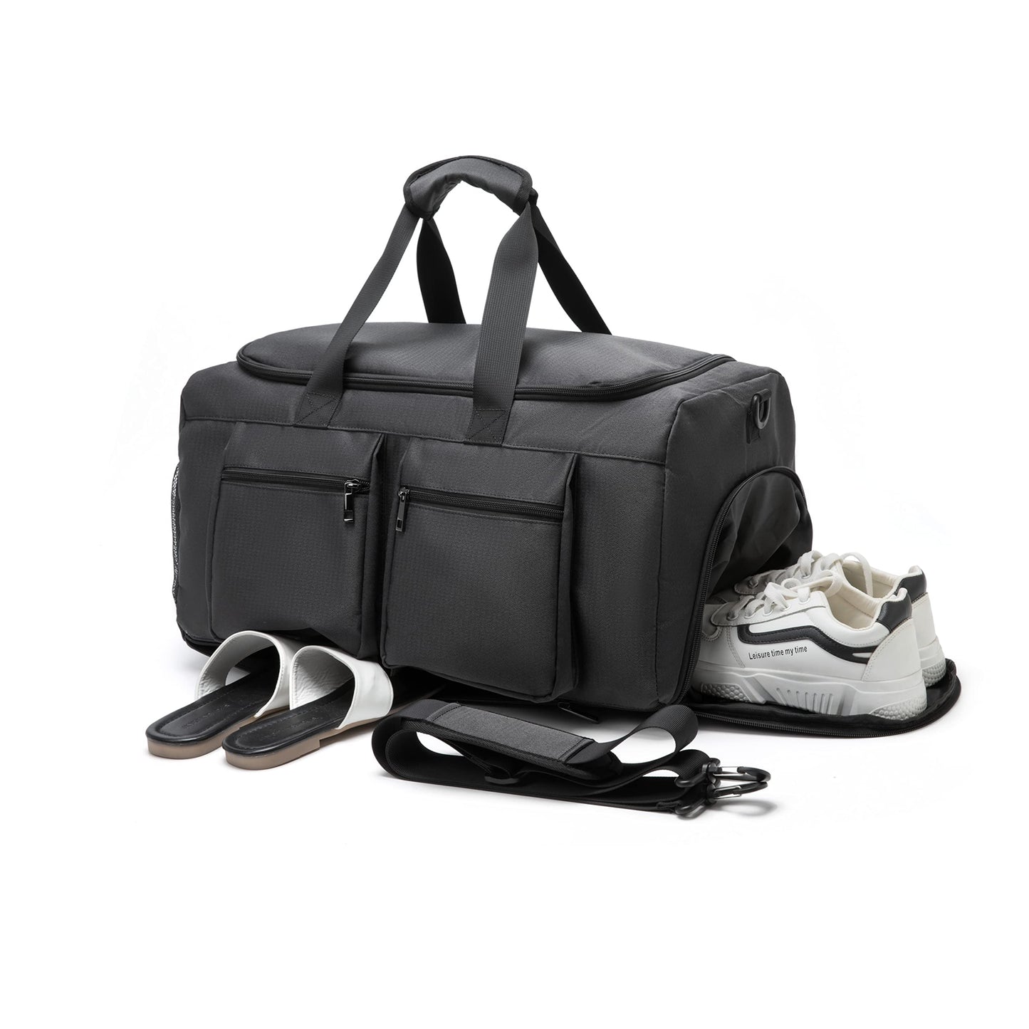 Travel Bag, A01 Black, Carry on-21ich, Fashion