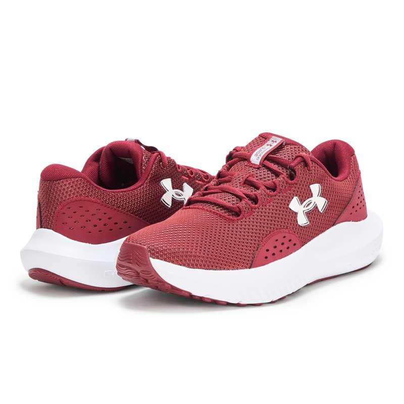 Under Armour Men's Charged Surge 4, (625) Cardinal/Cardinal/White, 8, US