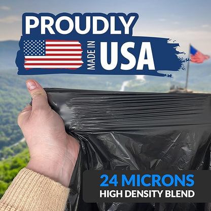 Reli. 95 Gallon Trash Bags Heavy Duty | 68 Trash Bags | Super Sizeable