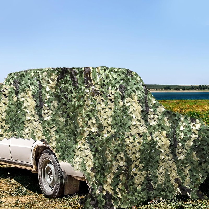 Camo Netting for Hunting Blinds - Military-Grade Camouflage Net | Versatile Outdoor Covering