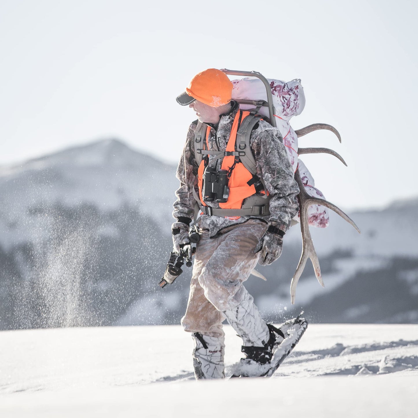Allen Company Blaze Orange Hunting Vest (Adult, XL or Child) Quiet Polyester, No Zippers - Adjustable Hook and Loop Closure - Fits Over Jacket (26"-60") - High Visibility Vest - Hunting Accessories