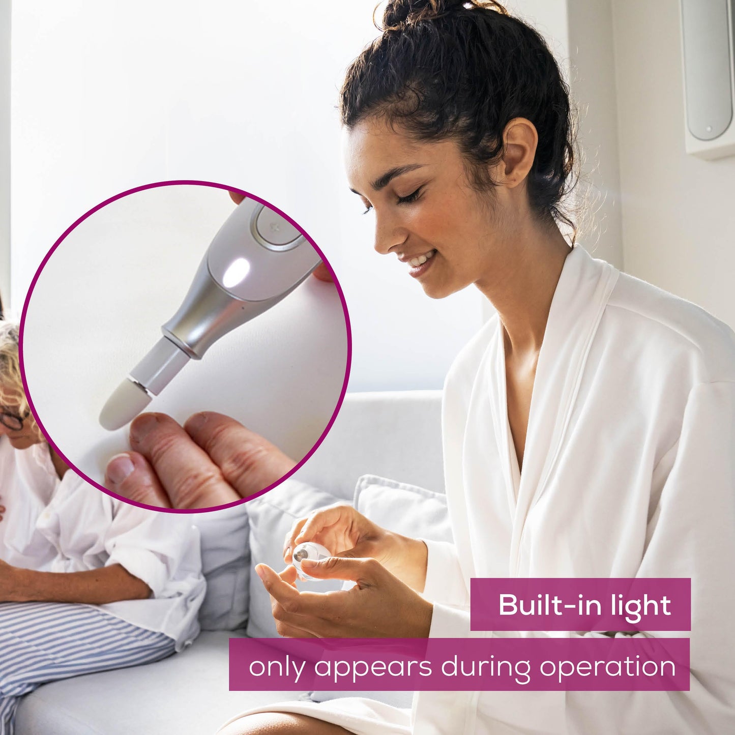Beurer MP64 Nail Drill Kit, Cordless Electric Nail File with 10 Attachments and LED Light, Electric Manicure Set with Adjustable Speed, E-File for Manicure and Pedicure, with Storage Case
