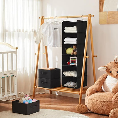 MAX Houser 6 Tier Shelf Hanging Closet Organizer, Closet Hanging Shelf
