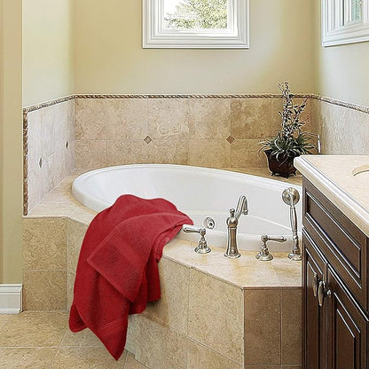 Utopia Towels 4 Pack Premium Bath Towels Set, 27 by 54 Inches, 100% Ring Spun