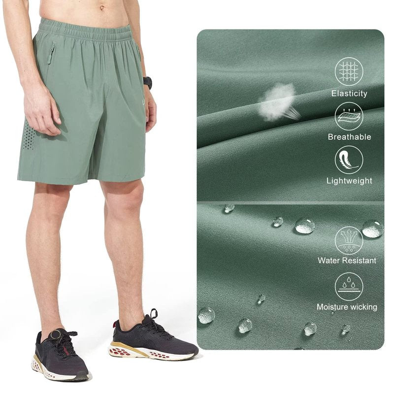 NORTHYARD Men's Athletic Running Shorts Quick Dry Workout Shorts 7"/ 5"/ 9" Lightweight Sports Gym Basketball Tennis Hiking Exercise LODENFROST 2XL