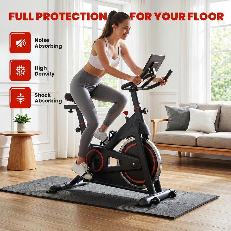 Walking Pad Treadmill Mat for Carpet Floors,55x24 Hardwood Floor Protection, Mats for Under Walking pad/Treadmill/Bike/Exercise Equipment on Carpets, Noise Shock Absorption, Stationary