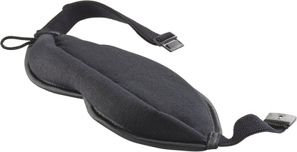 Lewis N. Clark Comfort Eye Mask + Sleep Aid to Block Light for Travel, Airplane, Hotel, Airport, Insomnia + Headache Relief with Adjustable Straps, 2 pack, Black