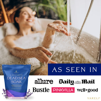 Yareli Magnesium Flakes, 15lb, Dead Sea Bath & Foot Soak, Alternative to Epsom Salt with Over 800,000mg of Magnesium Chloride Per Bag