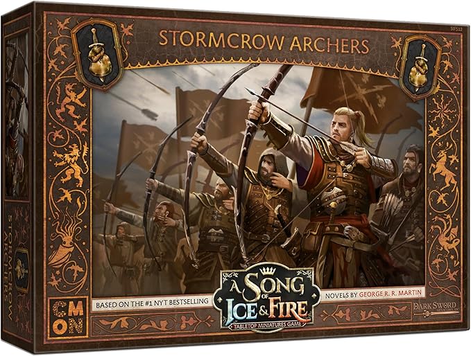 A Song of Ice and Fire Tabletop Miniatures Game Stormcrow Archers Unit Box (Multilingual Edition) - Strategy Game for Adults Ages 14+ 2+ Players 45-60 Minute Playtime Made by CMON
