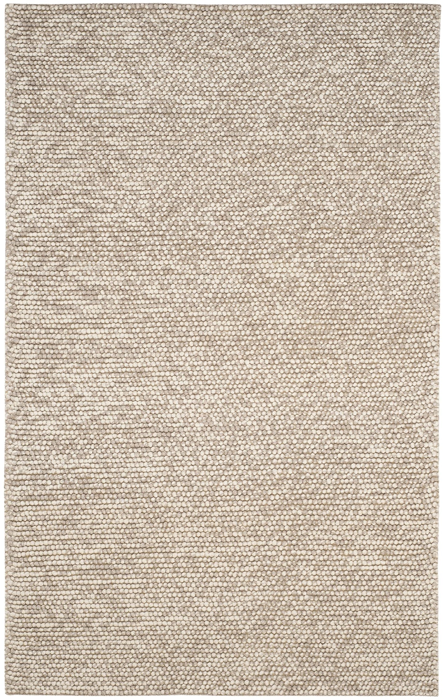 SAFAVIEH Area Rug 6x9 - Natura Collection - Beige, Handmade Wool Blend, Textured Design, Ideal for Living Room, Bedroom, Dining Space (NAT620B)