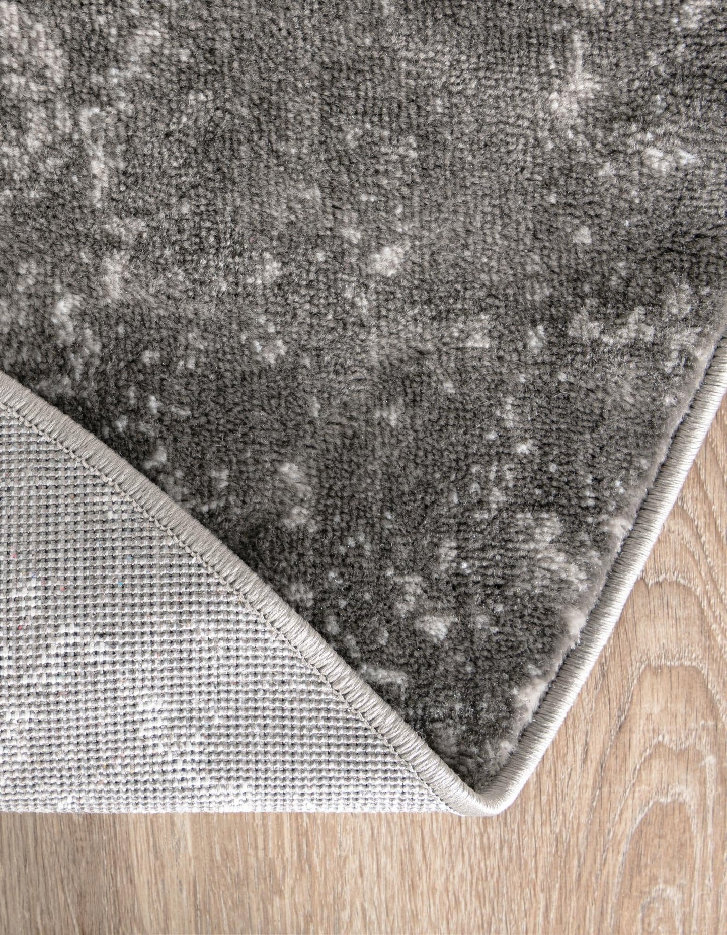 Unique Loom Sofia Collection Area Rug - Casino (4' 1" x 6' 1" Oval, Dark Gray/ Ivory)